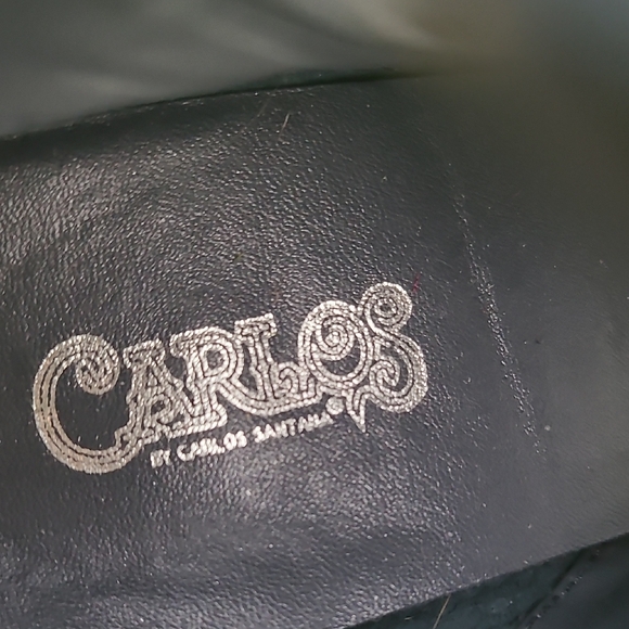 Carlos by Carlos Santana Perforated Navy Ankle Booties - Picture 2 of 10